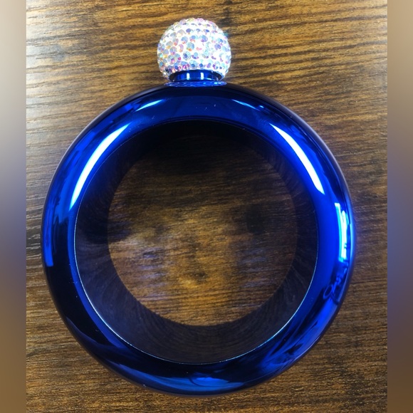 Flasket Blue with Rhinestone top - Picture 4 of 5
